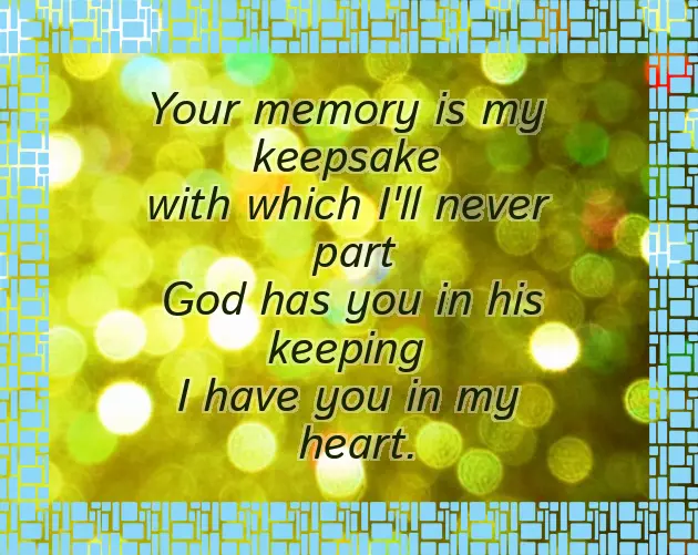 Memorial Poems For Mother