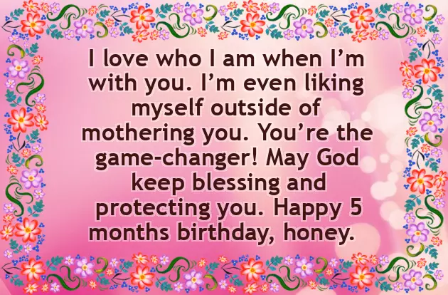 Happy 5Th Month Birthday Baby Boy