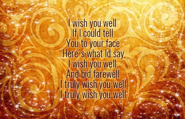 Wish Her Well Wish Her Well