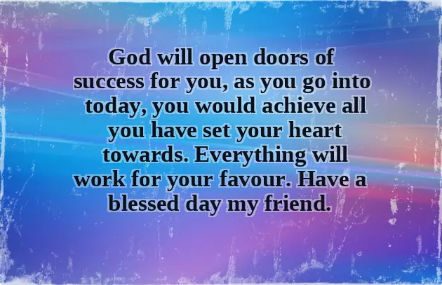 Good Morning Message Of God
