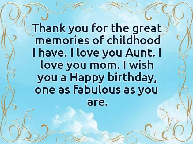 Happy Birthday Aunt Like A Mom Happy Birthday Aunt Like A Mom