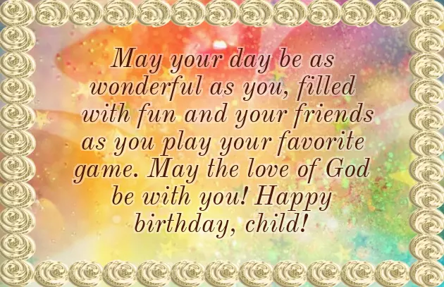 Birthday Wish For A Boy Kid