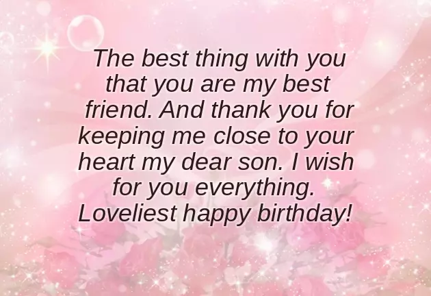 Birthday Wishes For Loving Son Birthday Wishes For Loving Son