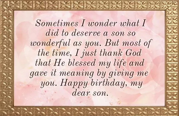 Happy Birthday From Mother To Son Happy Birthday From Mother To Son