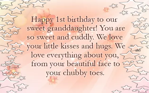 1St Year Birthday Wishes 1St Year Birthday Wishes