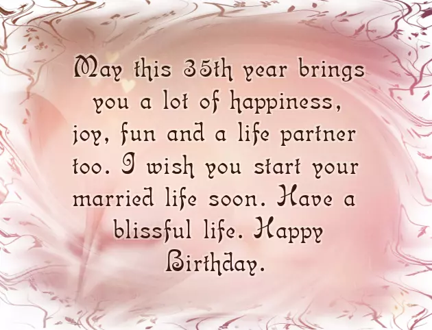 Birthday Wishes For 35 Year Old Male Birthday Wishes For 35 Year Old Male