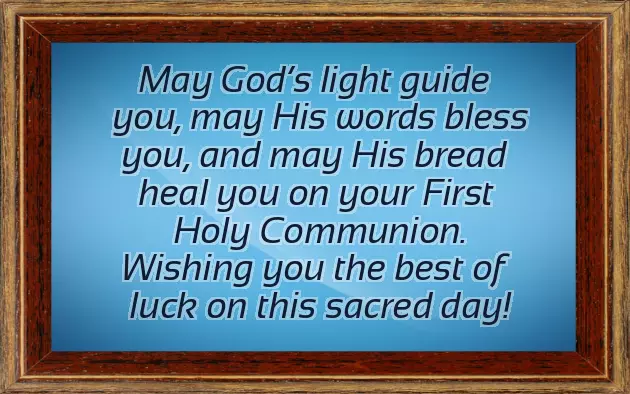 First Communion Wishes