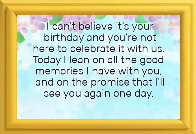 Birthdays In Heaven Birthdays In Heaven