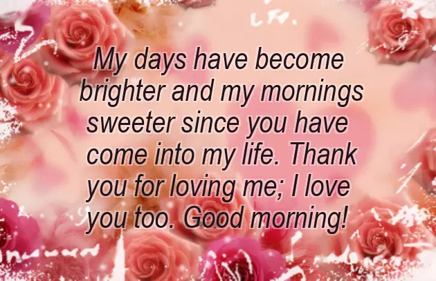 Good Morning Message To New Girlfriend