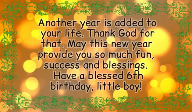 Birthday Wishes For 6 Year Old Nephew Birthday Wishes For 6 Year Old Nephew