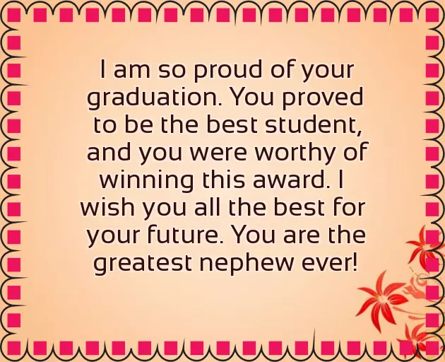 Congratulations To My Nephew Congratulations To My Nephew