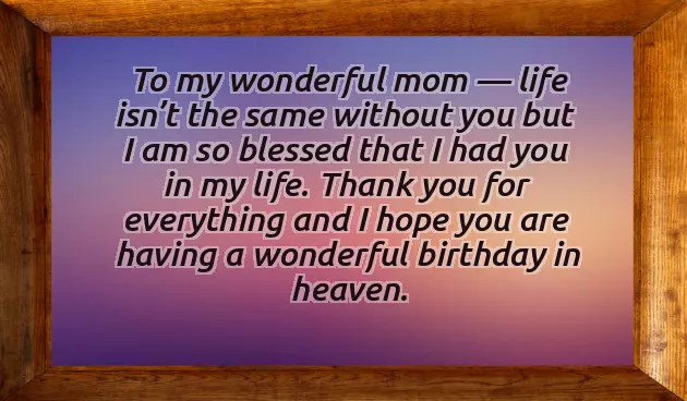 Sweet Birthday Messages For Mom