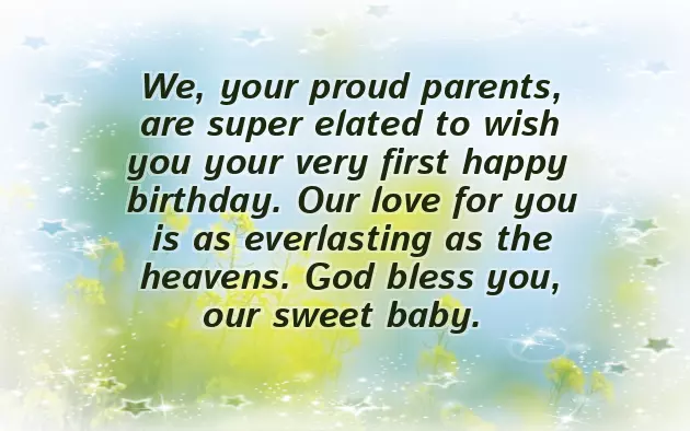 Happy Birthday Wishes For One Year Old Baby Girl Happy Birthday Wishes For One Year Old Baby Girl