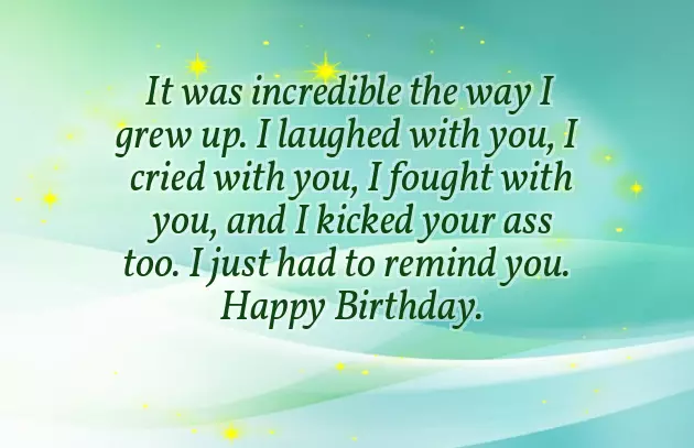 Best Happy Birthday Wishes For Big Brother