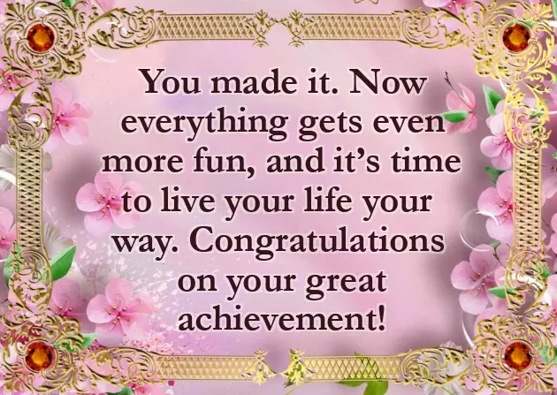 Congratulations And Good Luck Message