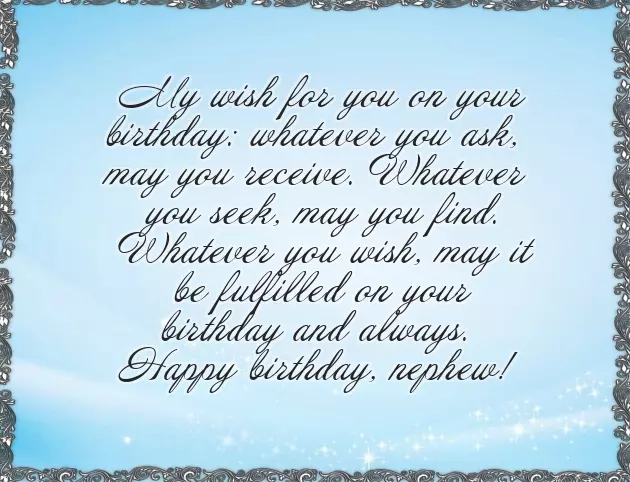 Birthday Wishes To A Nephew In Law Birthday Wishes To A Nephew In Law