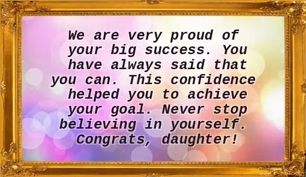 Message For Graduation