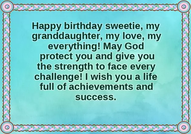 7Th Birthday Wishes For Granddaughter 7Th Birthday Wishes For Granddaughter