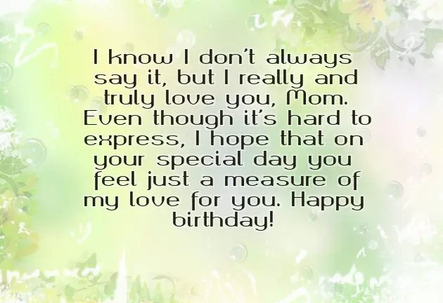 Special Mother Birthday Wishes Special Mother Birthday Wishes