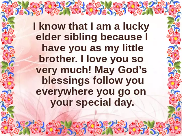 Birthday Msg For Little Brother Birthday Msg For Little Brother