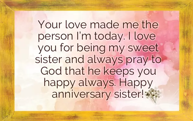 Wedding Anniversary Message To Sister Wedding Anniversary Message To Sister