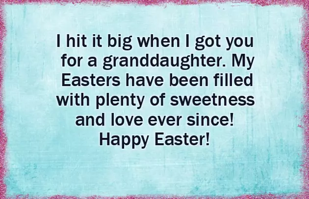 Easter Greetings For Granddaughter Easter Greetings For Granddaughter