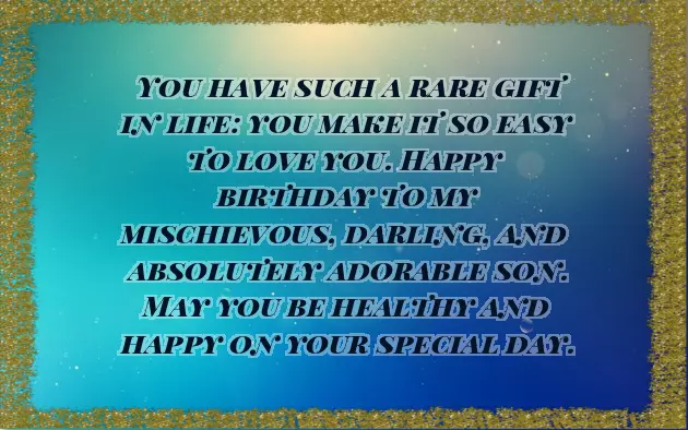 Happy Birthday My Lovely Son Quotes Happy Birthday My Lovely Son Quotes