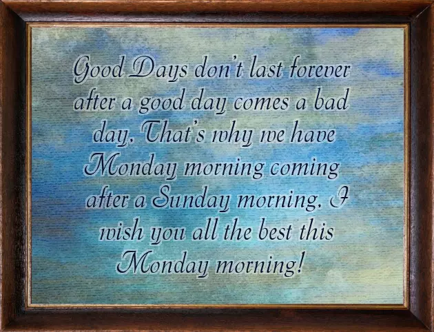 Monday Wishes For Friends