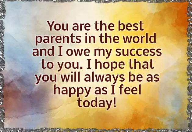 Parents Message To Graduating Son Parents Message To Graduating Son