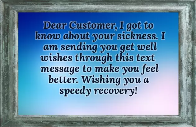 Professional Get Well Soon Message To Client Professional Get Well Soon Message To Client
