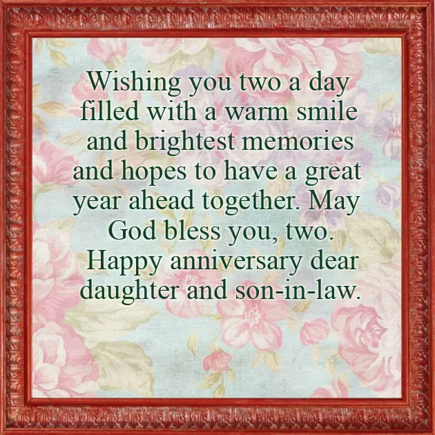 Happy Anniversary To My Daughter And Son In Law Poems Happy Anniversary To My Daughter And Son In Law Poems