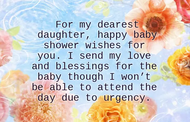 Baby Shower Wishes For Baby Girl