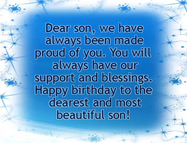 Congratulations To Parents On Son