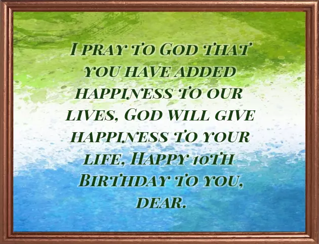 10Th Birthday Wishes For A Girl