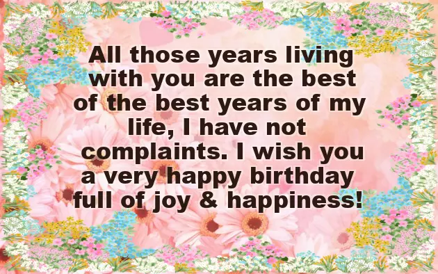 Birthday Wishes In Advance For Husband