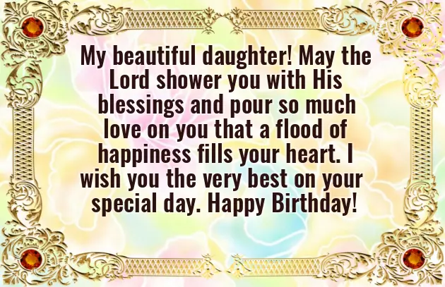 Happy Birthday Blessing To My Daughter Happy Birthday Blessing To My Daughter