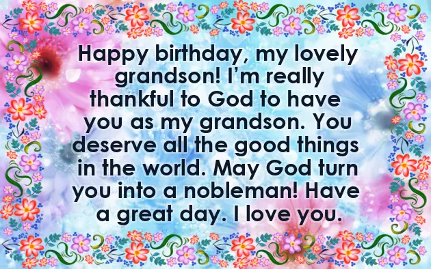 Happy Birthday To My Oldest Grandson Happy Birthday To My Oldest Grandson