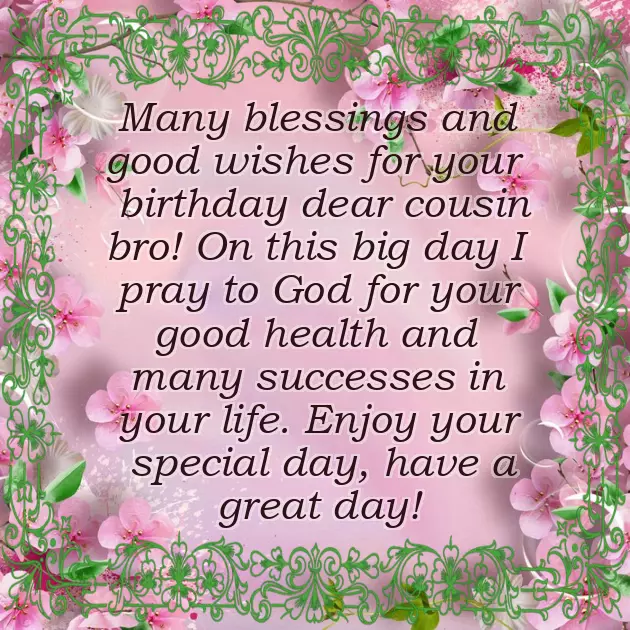 Birthday Wishes To Best Cousin Brother Birthday Wishes To Best Cousin Brother