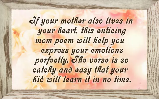 Memorial Poems For Mother