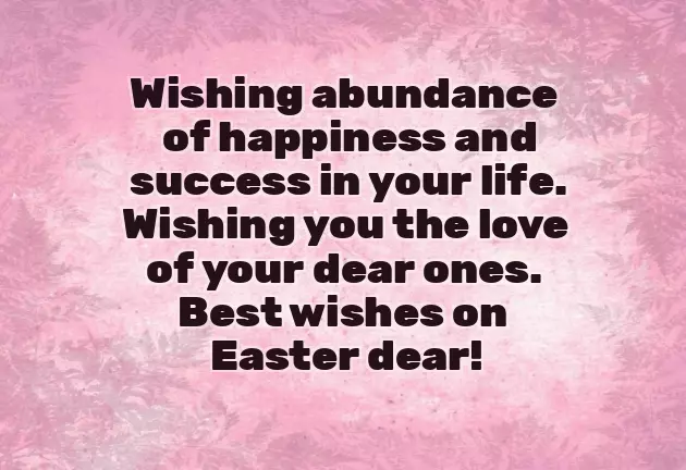 Easter Wishes For My Love