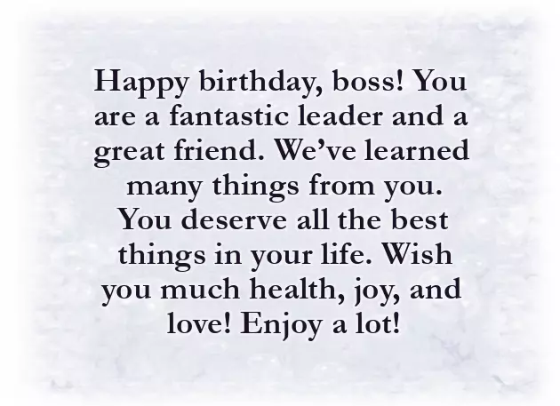 Birthday Message To Your Boss Birthday Message To Your Boss