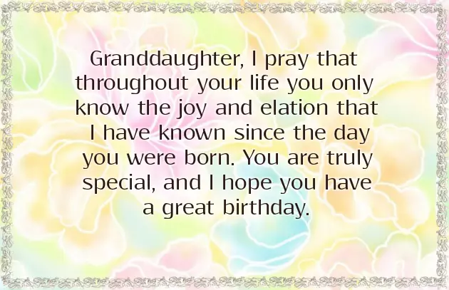 Birthday Greetings For Great Granddaughter Birthday Greetings For Great Granddaughter
