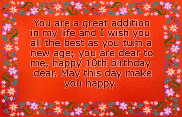Birthday Wishes For Nephew 10 Years Old