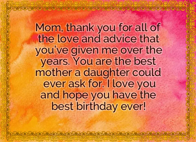 Happy Birthday Mom Quotes From Daughter Happy Birthday Mom Quotes From Daughter
