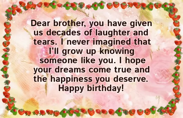 60Th Birthday Wishes For Brother 60Th Birthday Wishes For Brother