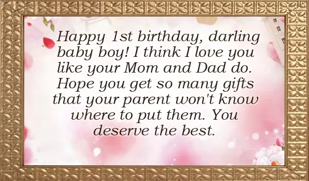 1St Baby Boy Birthday Quotes 1St Baby Boy Birthday Quotes