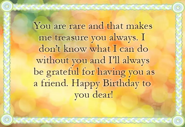 Birthday Wishes For Male Friend From Female Friend