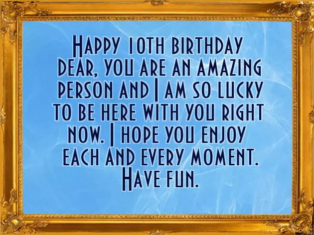 Birthday Wishes 10 Year Girl Birthday Wishes 10 Year Girl