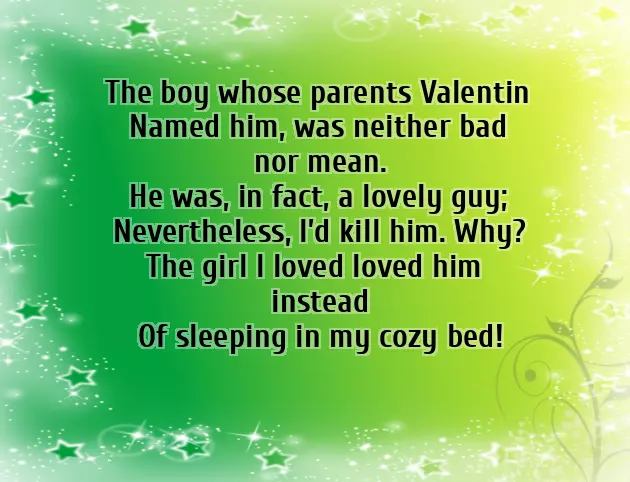 Rhyming Love Poems For Him