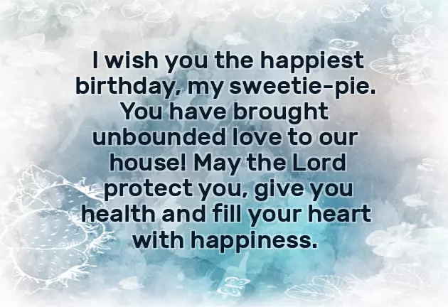 Birthday Wishes For 6 Year Old Baby Girl